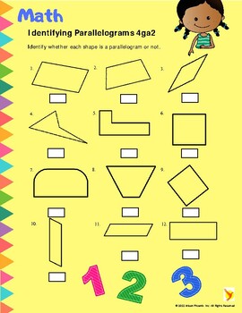 Preview of Identifying Parallelograms 4.G.A.2