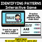 Identifying Patterns Digital Game, Kindergarten Early Math