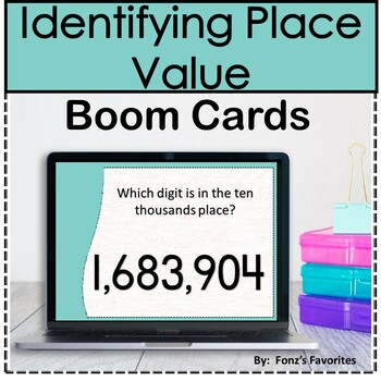 Preview of Identifying Place Value Boom Cards - Digital Activity 4.NBT.2