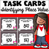 Identifying Place Value Task Cards (3 Digit) Color and B&W