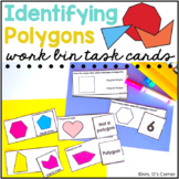 Identifying Polygons Task Cards | Centers for Special Ed