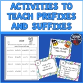 Activities to Teach Prefixes and Suffixes