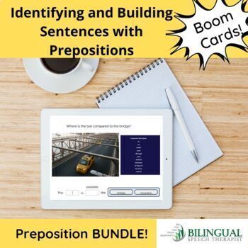 Preview of Identifying Prepositions and Building Sentences with Prepositions BUNDLE