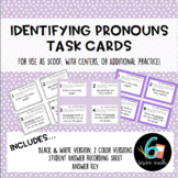 Identifying Pronouns Task Cards