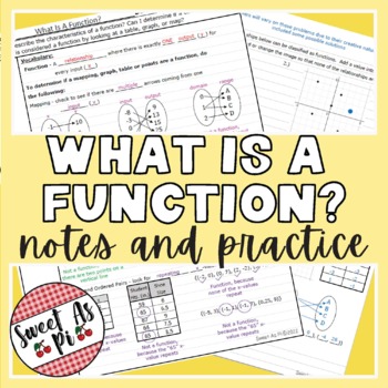 Preview of Identifying Properties of Functions - Guided Notes and Practice