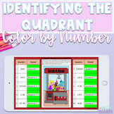 Identifying Quadrants on the Coordinate Plane| Color by Number |