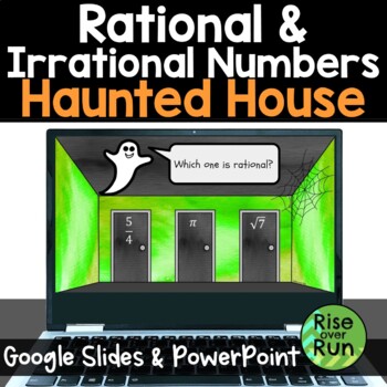 Preview of Identifying Rational and Irrational Numbers Halloween Digital Activity