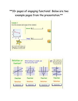 Preview of Identifying Relations and Functions: Interactive Smart Board Lesson