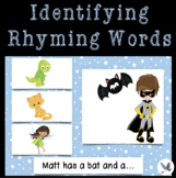 Identifying Rhyming Words in Context: Boom Cards