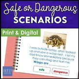Identifying Safe & Unsafe Dangerous Scenarios for Social S