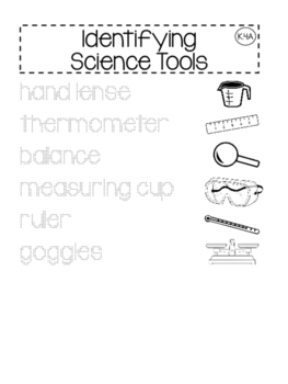 Preview of Identifying Science Tools Matching