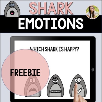 Preview of Identifying Shark Emotions Freebie Boom Cards™