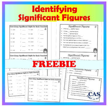 Preview of Identifying Significant Figures| Freebie
