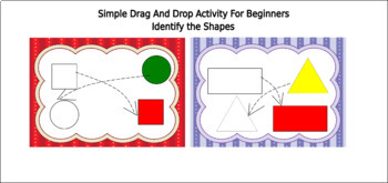 Preview of Identifying Similar Shapes (drag And Drop Activity)