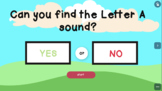 Identifying Sounds: Letter A