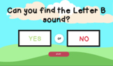 Identifying Sounds: Letter B