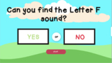 Identifying Sounds: Letter F