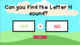 Identifying Sounds: Letter H