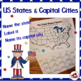 Identifying States and State Capitals of the United States