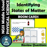 Identifying States of Matter  NGSS MS-PS 1-4 Boom Cards™ D