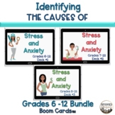 Identifying Stress and Anxiety Boom Cards Bundle