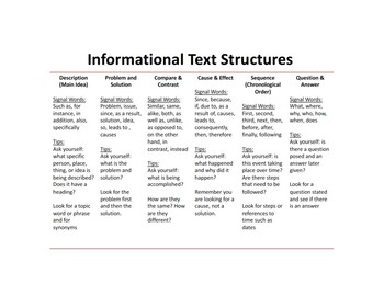 Preview of Identifying Text Structure Practice