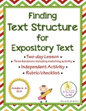 Identifying Text Structure in Expository Text