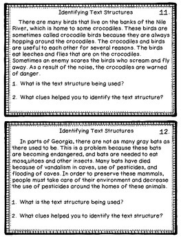 paragraph examples of text structure