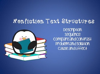 Preview of Identifying Text Structures Powerpoint