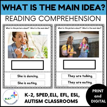 Preview of Identifying The Main Idea-Picture Comprehension