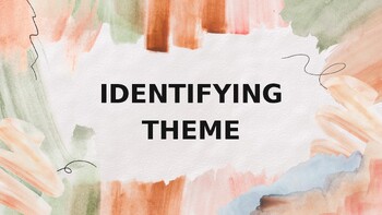 Preview of Identifying Theme