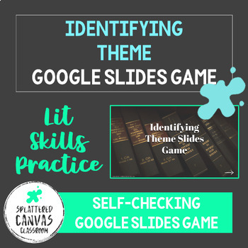 Preview of Identifying Theme Google Slides Game