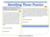 Identifying Theme Practice - FREE DOWNLOAD