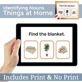 Identifying Things at Home Nouns Vocabulary | Printables a
