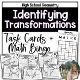 Identifying Transformations Task Cards and Math Bingo for 