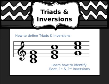 Preview of Identifying Triads & Inversions