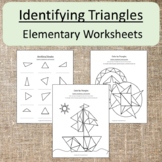 Identifying Triangles for Elementary Homeschool Montessori
