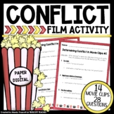 Determining Types of Conflict using Movie Clips: Paper and