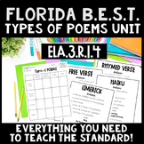 Identifying Types of Poems | ELA.3.R.1.4| 3rd Grade FL B.E