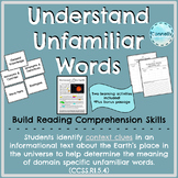 Understanding Unfamiliar Words Activities