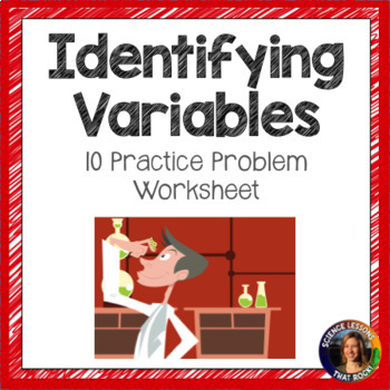 Preview of Identifying Variables Worksheet