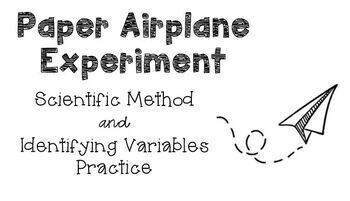 what are the variables in a paper airplane experiment