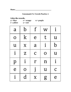 identifying vowels coloring worksheet by mary ann velasquez tpt