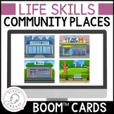 Life Skills BOOM CARDS™ Community Places Buildings Functio