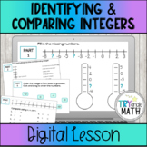 Identifying and Comparing Integers on a Number Line - Digi