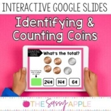 Identifying and Counting Coins Task Card Activity Interact