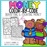 Identifying and Counting Money Color-By-Number l Spring Themed