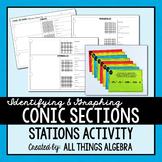 Identifying and Graphing Conic Sections Stations Activity