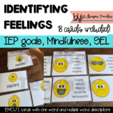 Identifying emotions cards emoji IEP goals SDI mindfulness