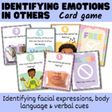 Identifying emotions in others card game - verbal & non-ve